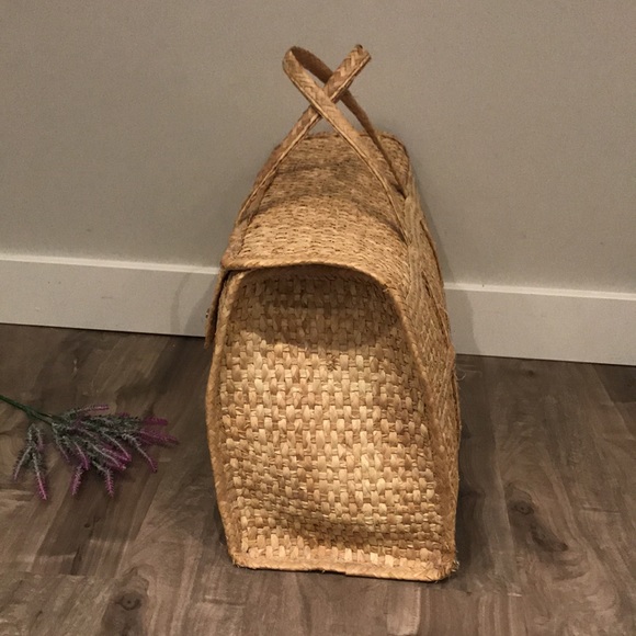 OVERSIZED woven palm beach bag!! 🌊😍☀️ - Picture 3 of 13